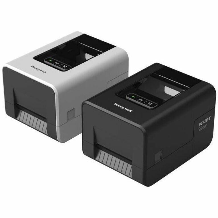 Honeywell PC42E-T Desktop, Retail, Transportation & Logistic, Manufacturing, Warehouse Direct Thermal Printer - Monochrome - Label/Receipt Print - USB - USB Host - Serial - White - Thumbnail 2