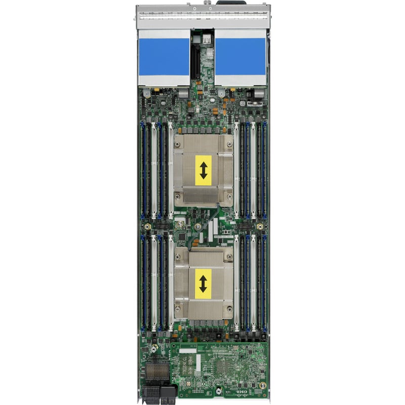 Cisco B200 M3 Blade Server - 2 Xeon E5-2609 v2 2.50 GHz - 64 GB RAM - Serial Attached SCSI (SAS), Serial ATA Controller - Refurbished - Thumbnail 2
