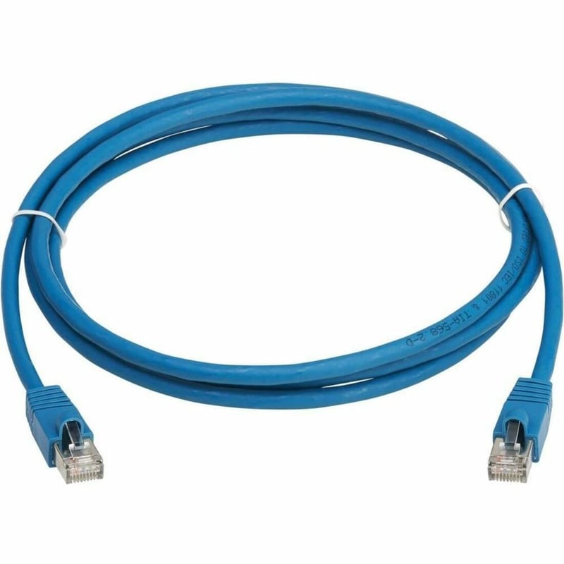Eaton Tripp Lite Series Cat8 40G Snagless SSTP Ethernet Cable (RJ45 M/M), PoE, LSZH, Blue, 2 m (6.6 ft.) - Thumbnail 1