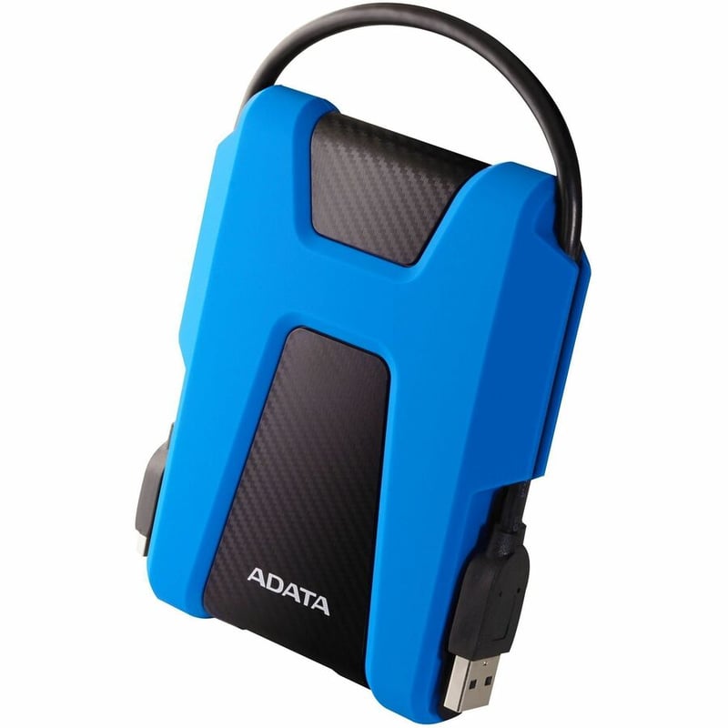 Adata HD680 AHD680-1TU31-CBL 1 TB Portable Hard Drive - External - Blue - Thumbnail 2