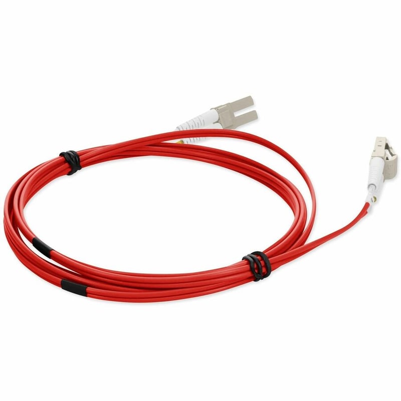 10M LC M/M RED OM1 DUPLEX OFNR-RISER FIBER PATCH CABLE - Thumbnail 5