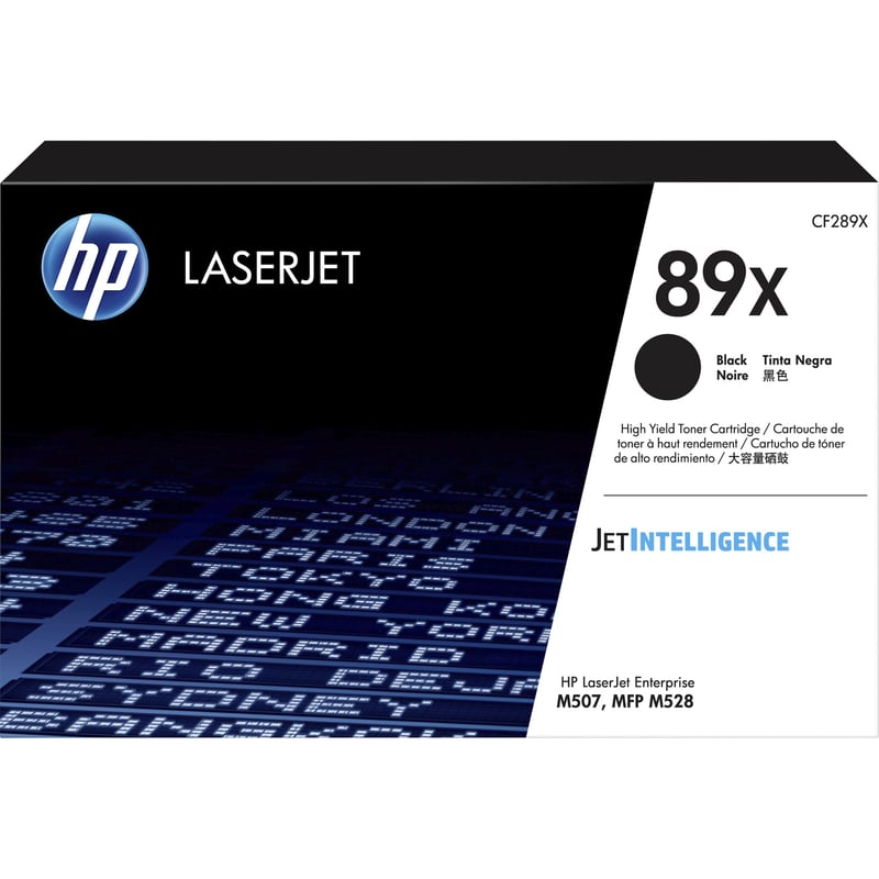HP 89X (CF289X) Original High Yield Laser Toner Cartridge - Black - 1 Each - Thumbnail 1