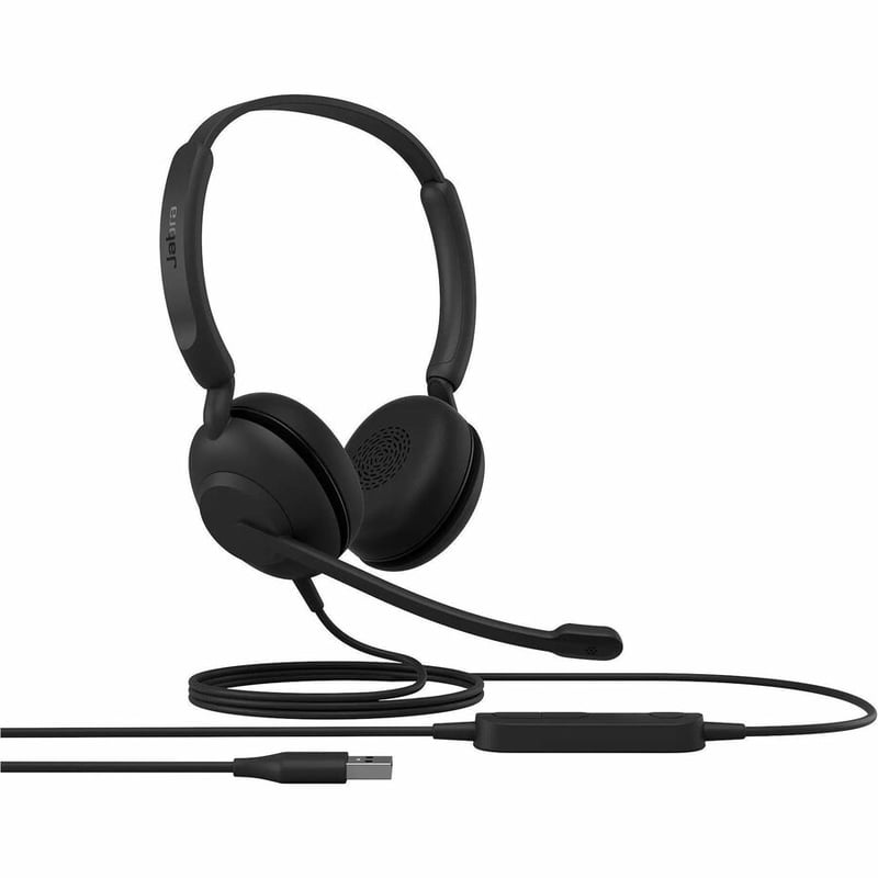JABRA EVOLVE 10 STEREO USB-A LEATHERETTES BLK - Thumbnail 2