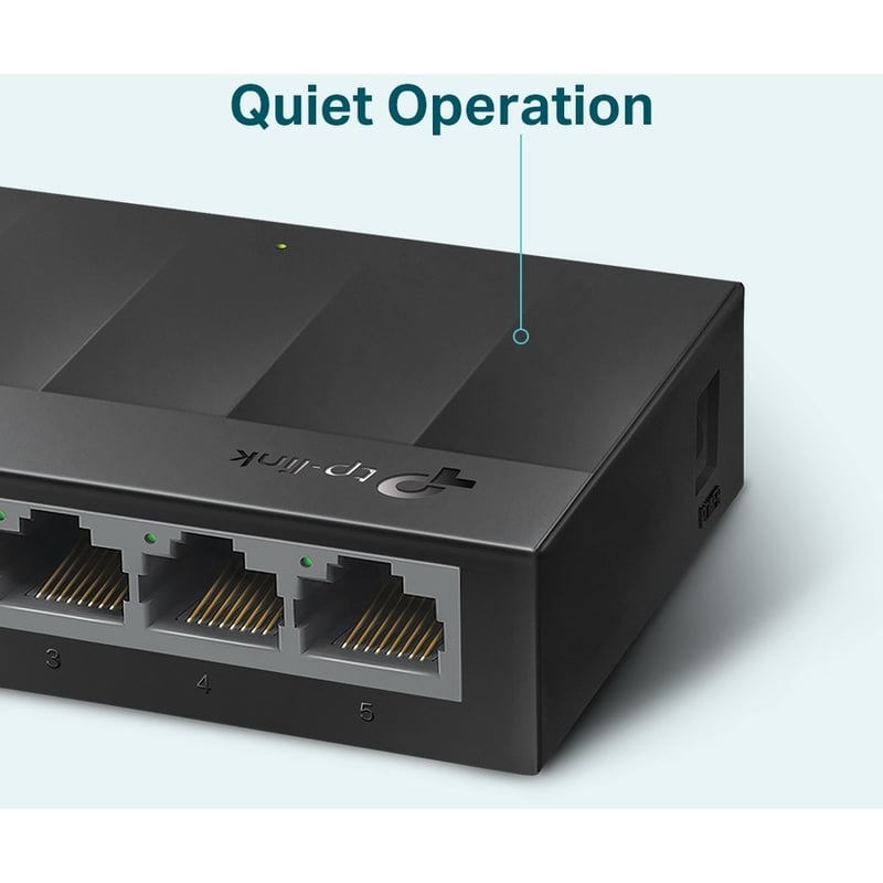 TP-Link LS1005G - Litewave 5 Port Gigabit Ethernet Switch - Thumbnail 4