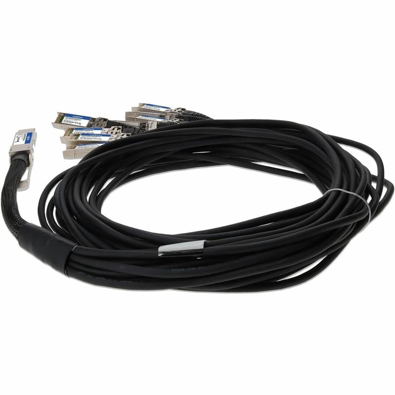 AddOn MSA and TAA Compliant 200GBase-CU QSFP-DD 200G to 8xSFP28 Direct Attach Cable (Passive Twinax, 2m) - Thumbnail 3