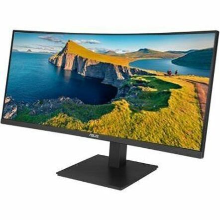 Asus VA34VCPSN 34" Class UW-QHD Curved Screen LED Monitor - 21:9 - Matte Black - Thumbnail 2