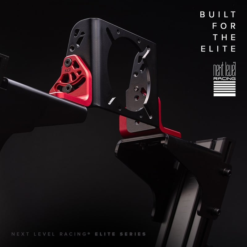 Next Level Racing F-GT Elite Formula & GT Aluminum Profile Simulator Cockpit - Front & Side Mount