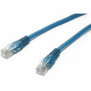 StarTech.com 12 ft Blue Molded Cat5e UTP Patch Cable - Thumbnail 1