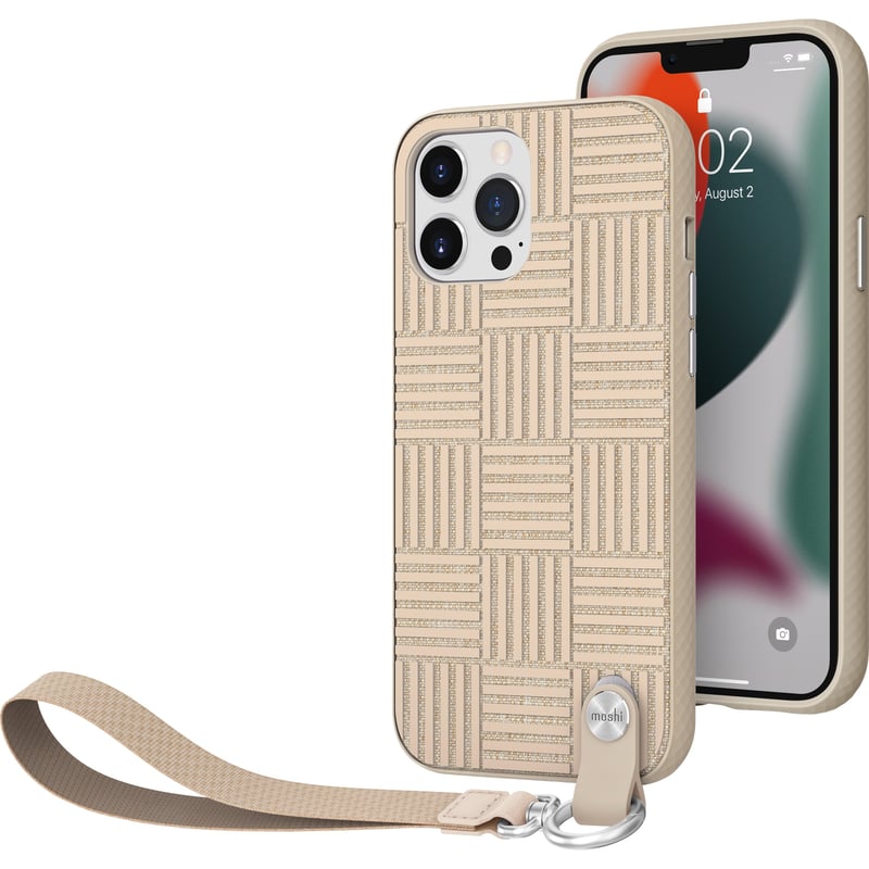 Moshi Altra Carrying Case Apple iPhone 13 Pro Max Smartphone - Sahara Beige - Thumbnail 1