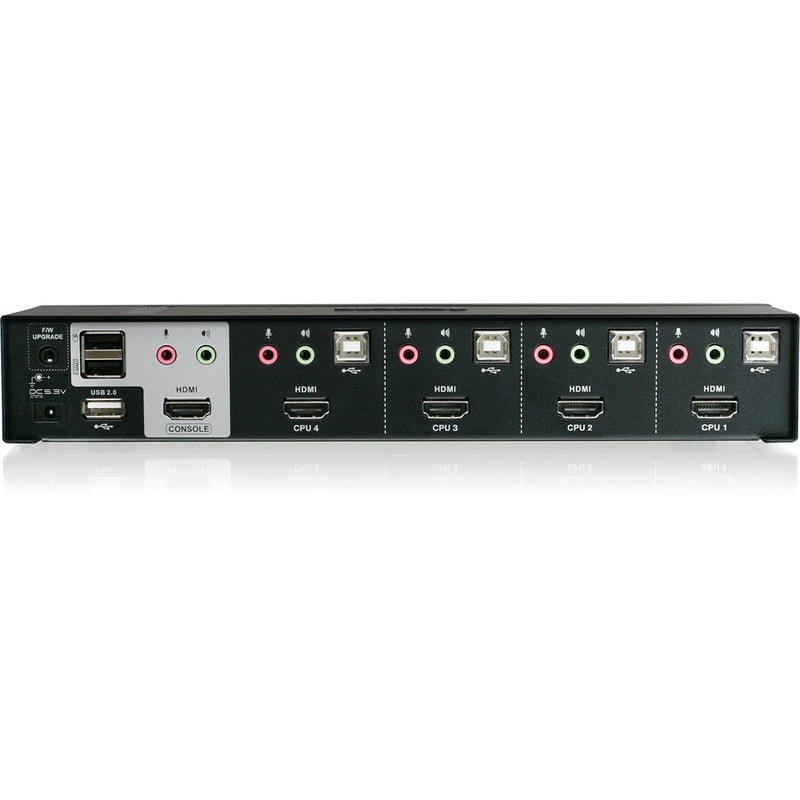 IOGEAR 4-Port HDMI KVMP with DisplayPort Adapters Bundle - Thumbnail 2