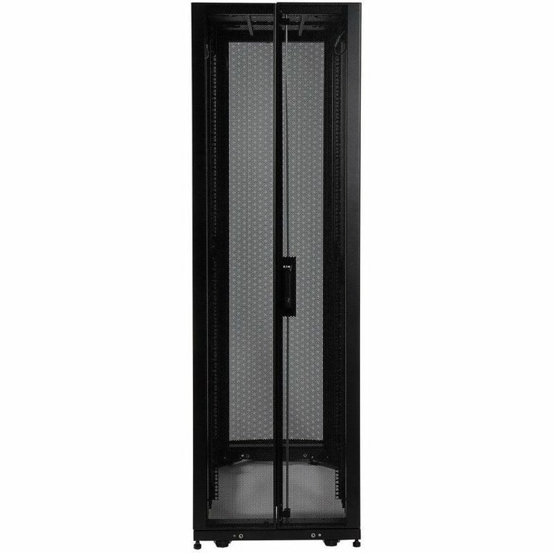 Tripp Lite by Eaton 42U SmartRack Standard-Depth Rack Enclosure Cabinet Threaded 10-32 Mounting Holes with doors & side panels - Thumbnail 2