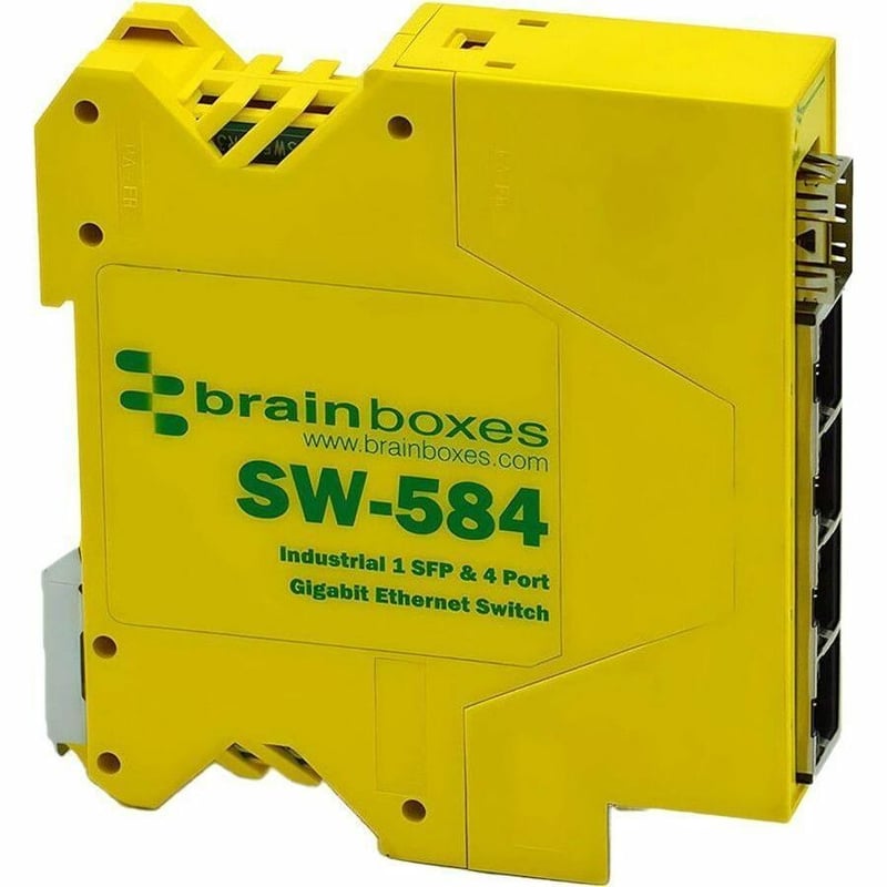 Brainboxes 1 SFP & 4 Port Gigabit Ethernet Switch - Thumbnail 3