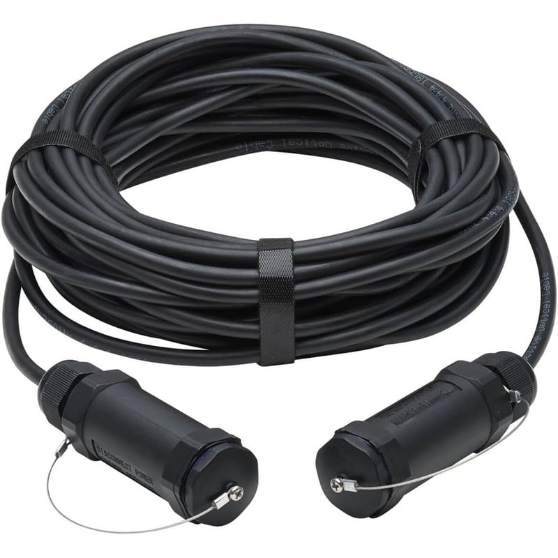 Tripp Lite by Eaton High-Speed Armored HDMI Fiber Active Optical Cable (AOC) with Hooded Connectors - 4K @ 60 Hz HDR IP68 M/M Black 30 m (98 ft.) - Thumbnail 2