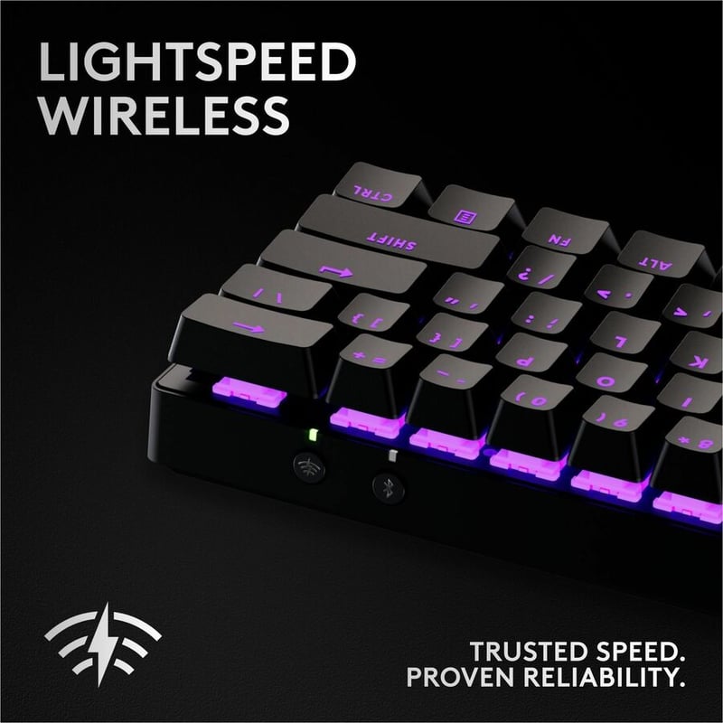 PRO X 60 LIGHTSPEED - BLACK LINEAR MECHANICAL GAMING KEYBOARD - Thumbnail 3
