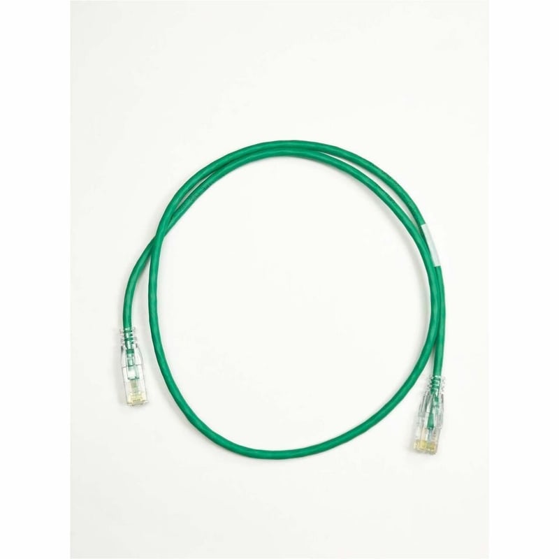 Ortronics 28AWG Reduced Diameter C6A/10G Channel Cord Green 9ft