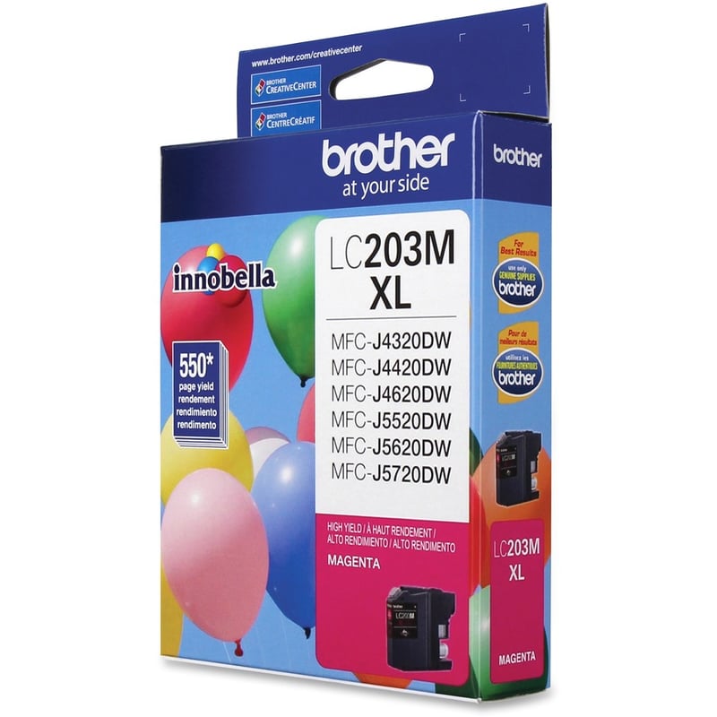 Brother Genuine Innobella LC203M High Yield Magenta Ink Cartridge - Thumbnail 2