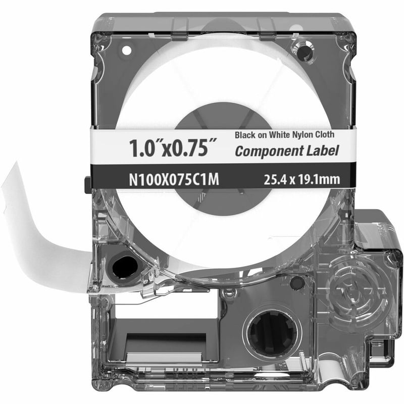 Panduit PXE Cassette,Adh Comp Nylon Cloth, 1" Wx.75" H,WHT - Thumbnail 2