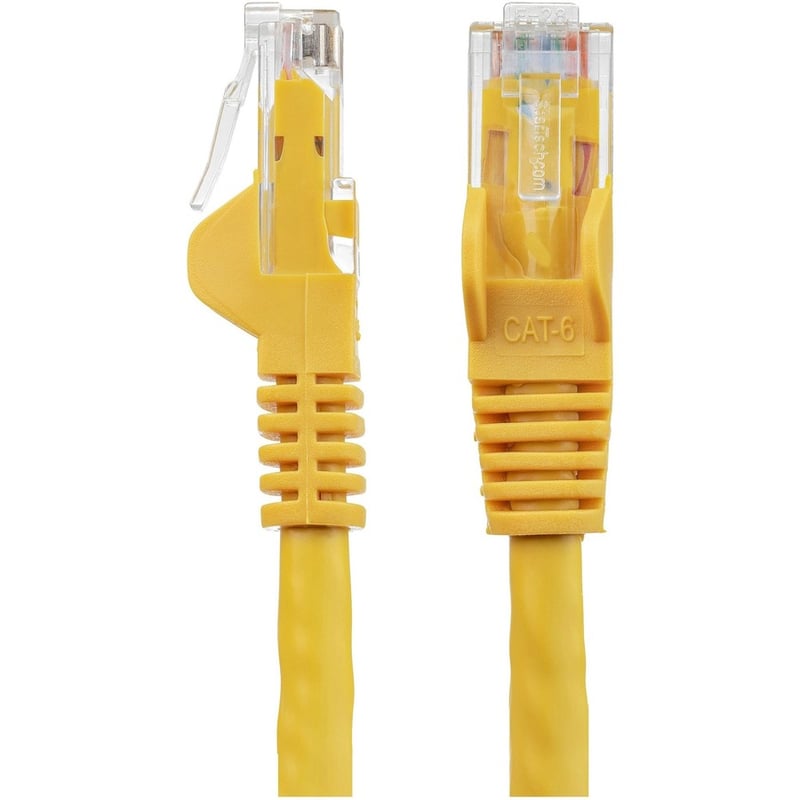 StarTech.com 1ft CAT6 Ethernet Cable - Yellow Snagless Gigabit - 100W PoE UTP 650MHz Category 6 Patch Cord UL Certified Wiring/TIA - Thumbnail 3
