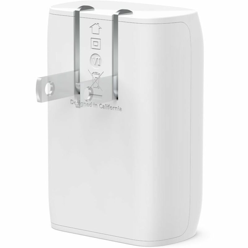 Belkin 30W USB-C PD 3.0 PPS Wall Charger + 3.3ft USB-C to USB-C Cable - Fast Charging - White - Thumbnail 3