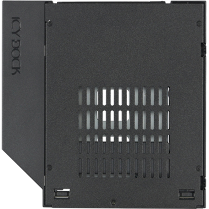 Icy Dock ToughArmor MB411SPO-1B Drive Bay Adapter for 5.25" - Serial ATA/600 Host Interface Internal - Black - Thumbnail 4
