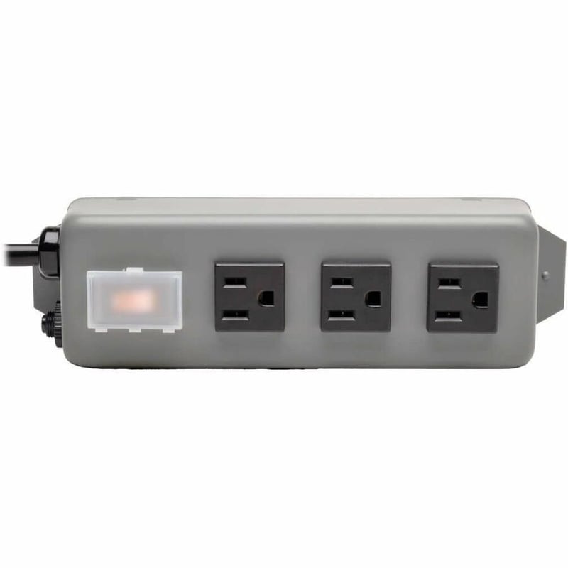 Tripp Lite by Eaton Industrial Power Strip 3-Outlet 9 ft. (2.7 m) Cord NEMA 5-15P Plug Switch Guard - Thumbnail 3