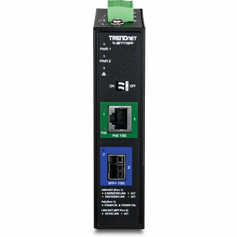 INDUSTRIAL 10G SFP+ TO 10G POE ++ MEDIA CONVERTER - Thumbnail 4