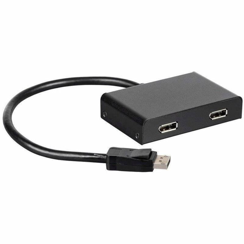 MONOPRICE 2-PORT DISPLAYPORT 1.2 TO DISPLAYPORT MULTI-STREAM TRANSPORT (MST) HUB - Thumbnail 2