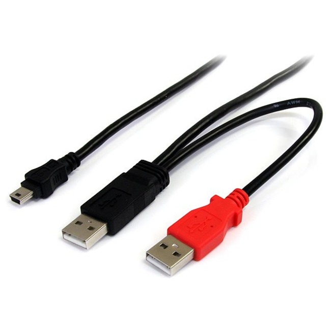 StarTech.com 3ft USB Y Cable for External Hard Drive - Thumbnail 1