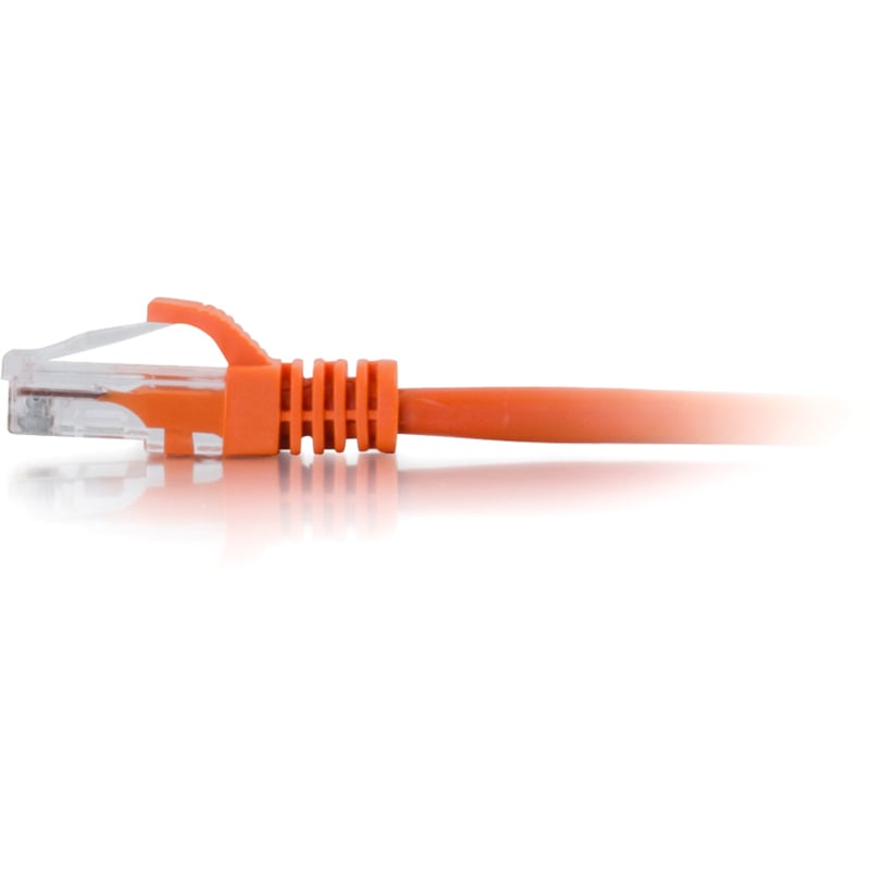 C2G-100ft Cat6 Snagless Unshielded (UTP) Network Patch Cable - Orange - Thumbnail 2