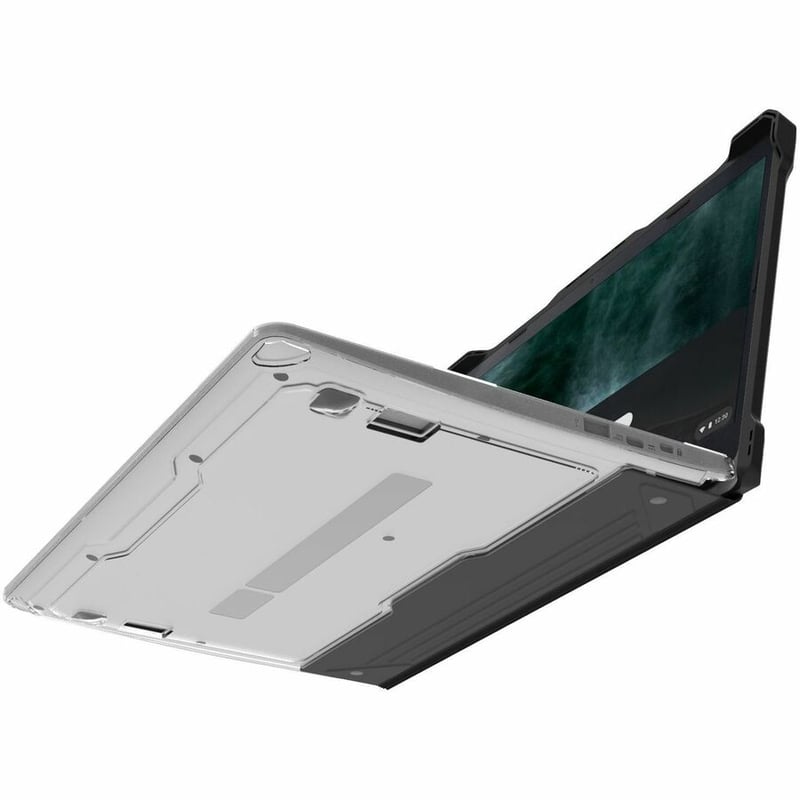 MAXCases Extreme Shell-L for HP G7/G6 Chromebook Clamshell 14" (Black/Clear) - Thumbnail 4