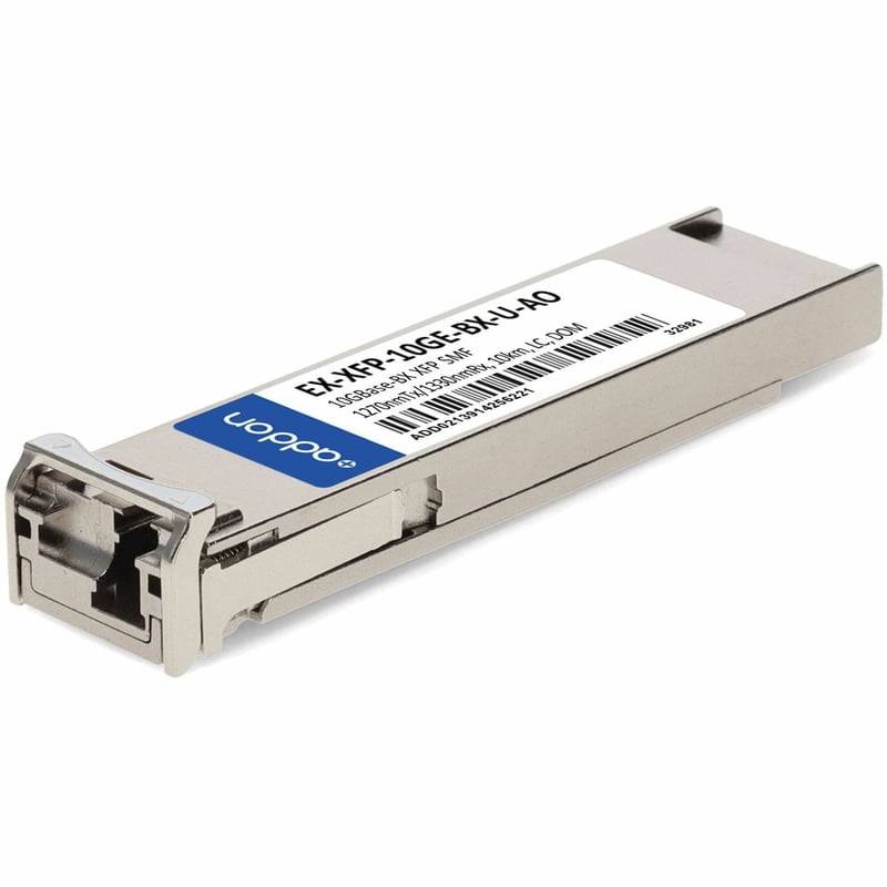 AddOn Juniper Networks® EX-XFP-10GE-BX-U Compatible TAA 10GBase-BX XFP Transceiver (SMF, 1270nmTx/1330nmRx, 10km, LC, DOM) - Thumbnail 1