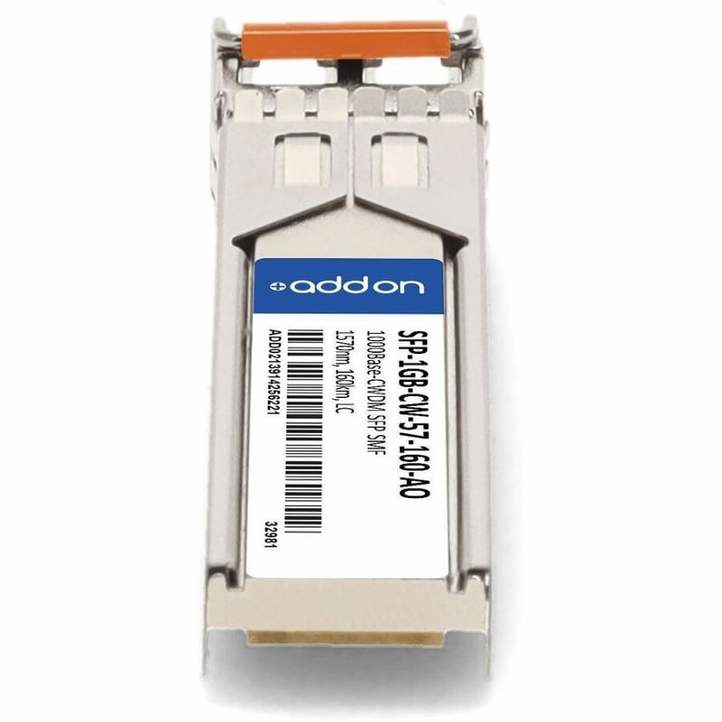 AddOn MSA and TAA 1000Base-CWDM SFP Transceiver (SMF, 1570nm, 160km, LC, DOM) - Thumbnail 4
