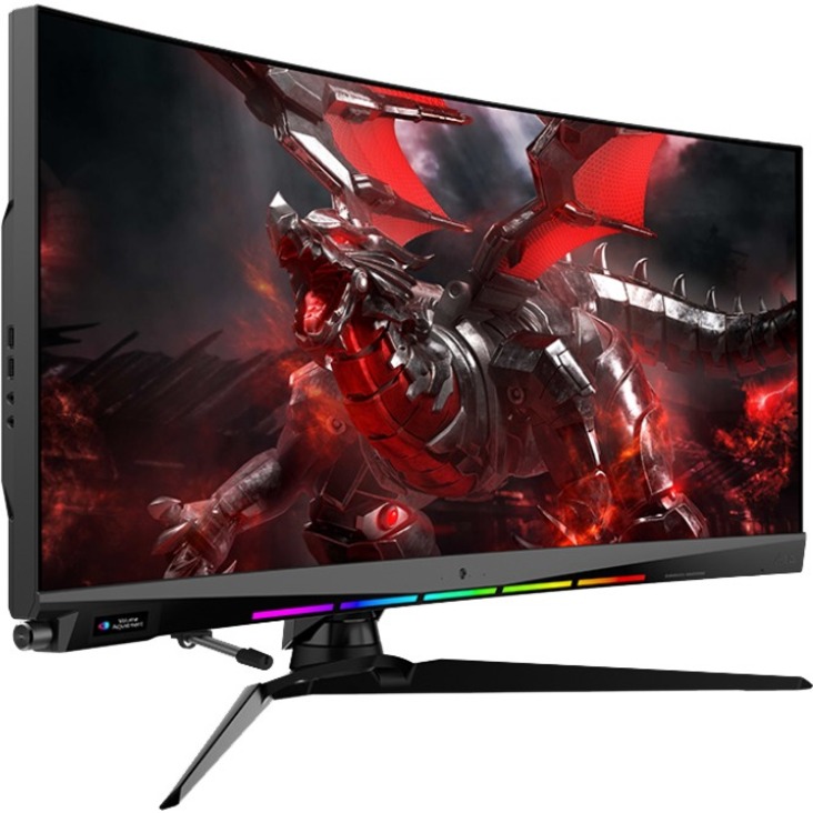 MSI MEG MEG381CQR Plus 38" Class UW-QHD+ Curved Screen Gaming LCD Monitor - 21:9 - Black - Thumbnail 5