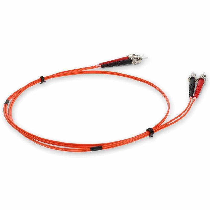 1M FIBER OPTIC MMF ST/ST 62.5/125 DUPLEX PATCH CABLE - Thumbnail 5