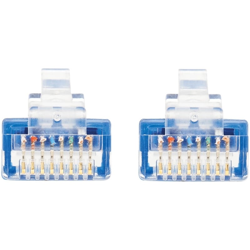 Eaton Tripp Lite Series Cat6 Gigabit Molded Ultra-Slim UTP Ethernet Cable (RJ45 M/M), Blue, 3 ft. (0.91 m) - Thumbnail 3
