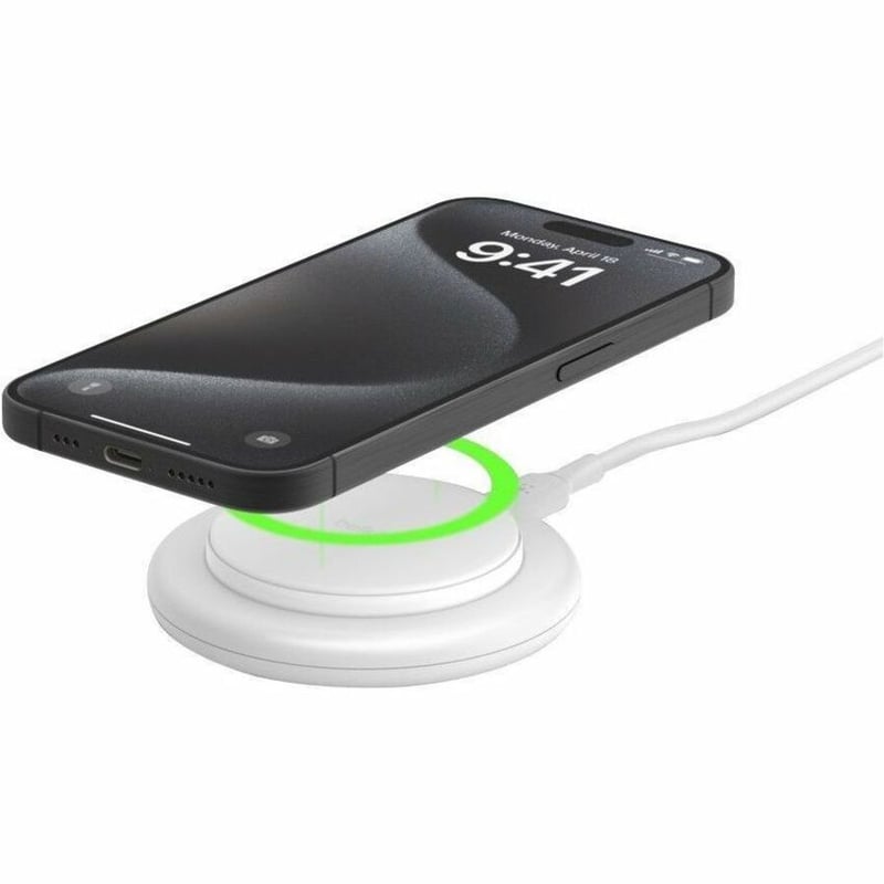 QI2 MAGNETIC WIRELESS CHARGING PAD WHITE RETAIL BOX - Thumbnail 3