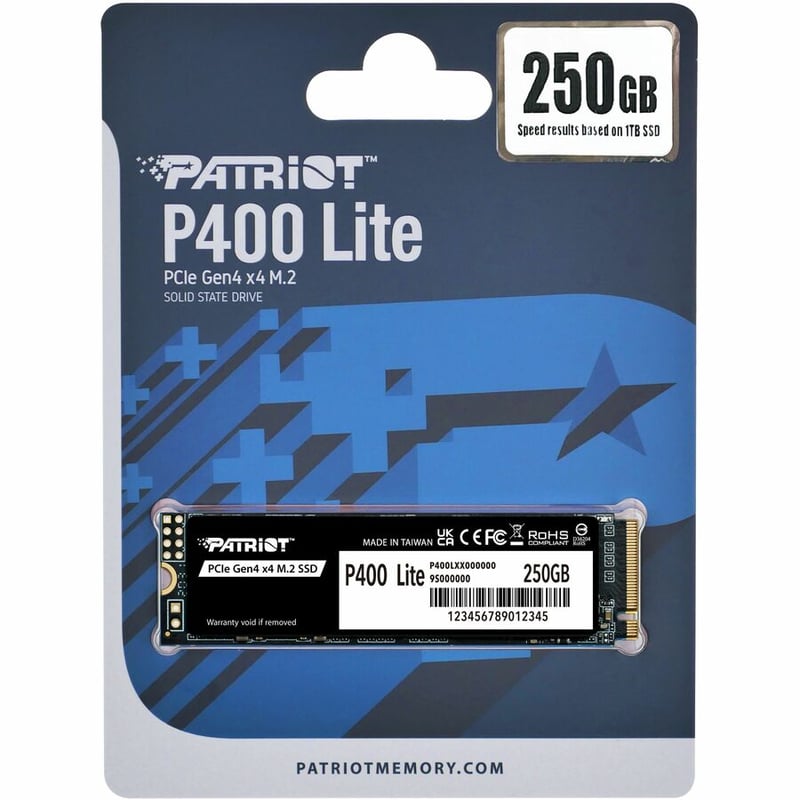 PATRIOT 250GB M.2 2280 PCIE GEN4 X4 SSD - Thumbnail 4