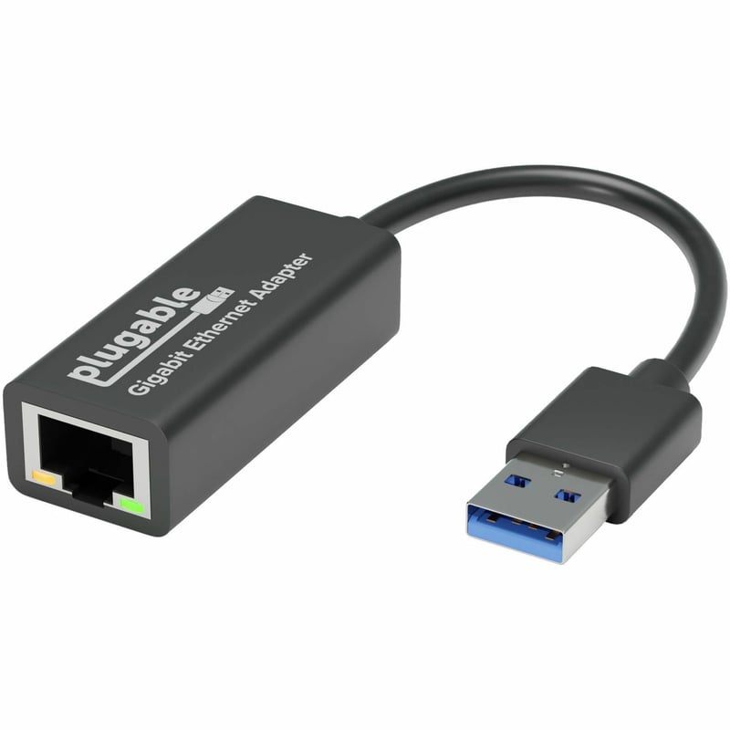 Plugable USB to Ethernet Adapter, USB 3.0 to Gigabit Ethernet - Thumbnail 1