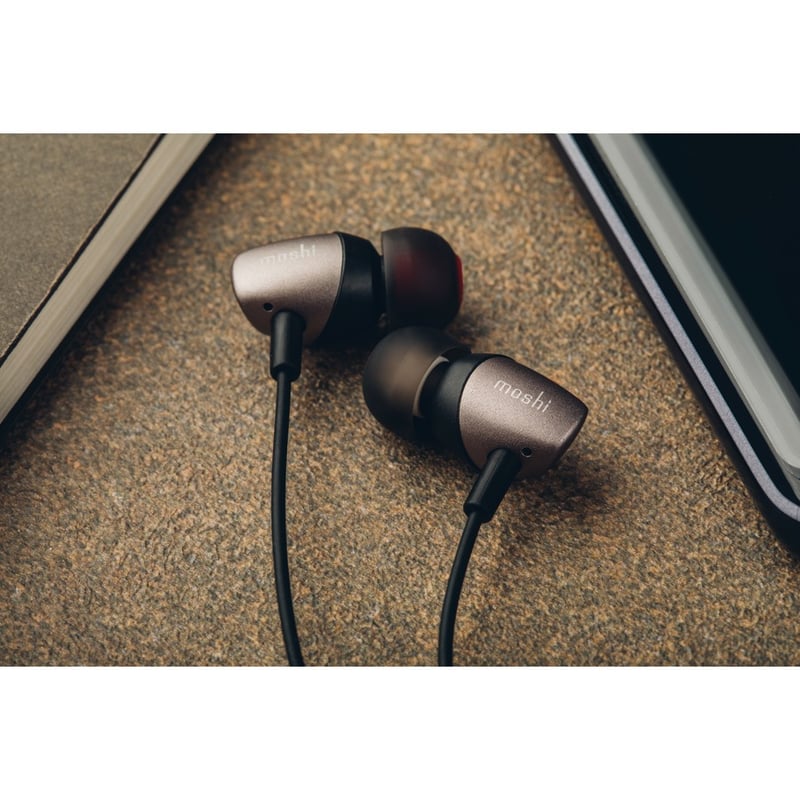 Moshi Mythro C USB Type-C Earphones, Built-in DAC, 4-button Control with Mic, Hybrid Injection Earbuds (Three Sizes) - Thumbnail 2
