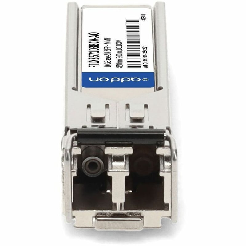 AddOn Finisar FTLX8571D3BCV Compatible TAA Compliant 10GBase-SR SFP+ Transceiver (MMF, 850nm, 300m, LC, DOM)