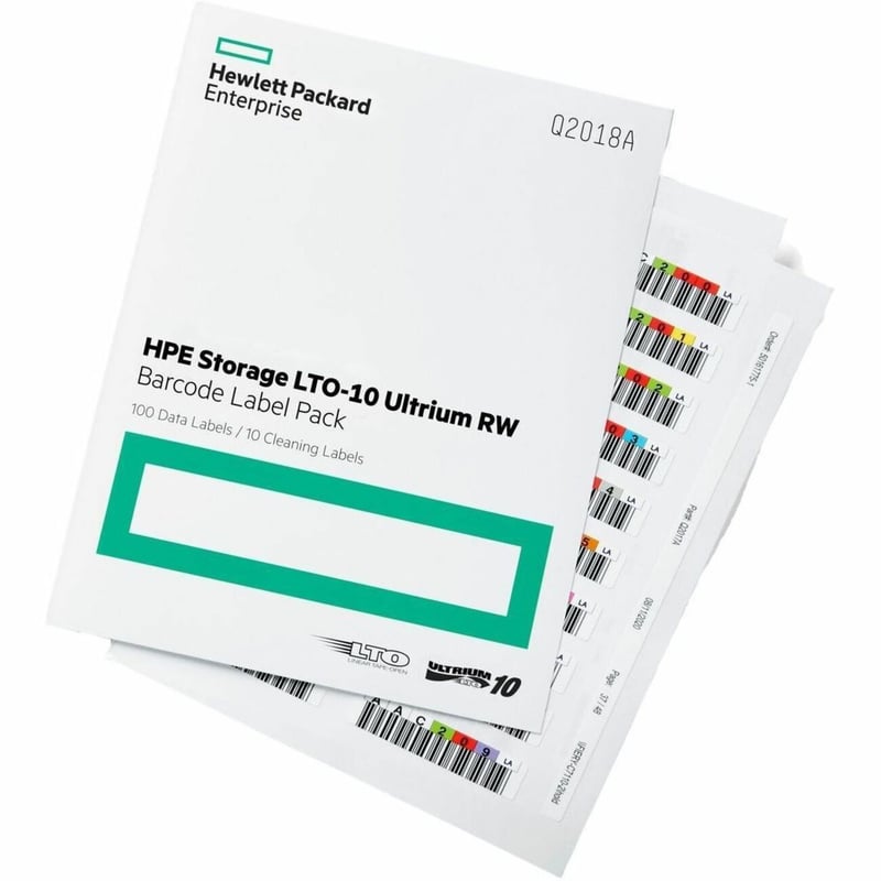 HPE LTO-10 RW BAR CODE LABEL PACK PL-7A