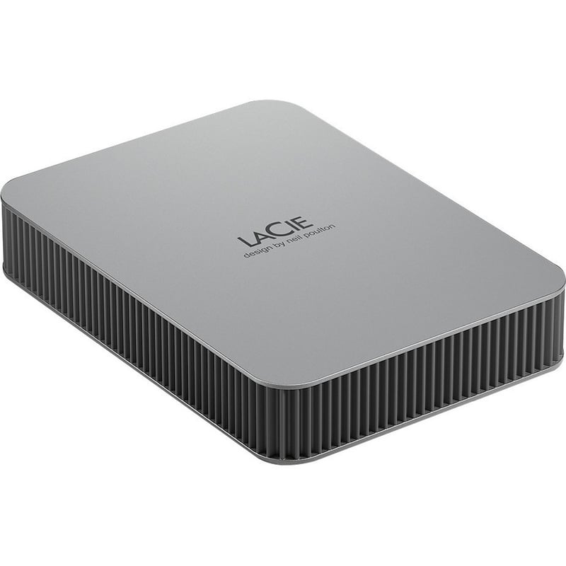 LaCie Mobile Drive Secure STLR4000400 4 TB Portable Hard Drive - 3.5" External - Space Gray