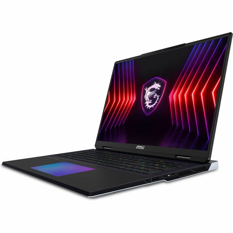 MSI TITAN HX 18 in 4K Mini LED Mobile workstation laptop, Intel Core i9-14900HX RTX 4090 128GB 4TB SSD W11P - Thumbnail 2