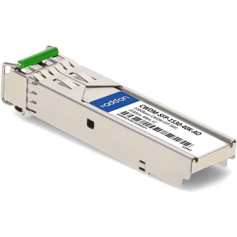 AddOn Cisco® CWDM-SFP-1530 Compatible TAA 1000Base-CWDM SFP Transceiver (SMF, 1530nm, 40km, LC, DOM) - Thumbnail 3