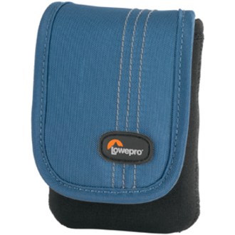 Lowepro Dublin 10 Carrying Case (Pouch) Camera, Camcorder - Black, Arctic Blue - Thumbnail 2