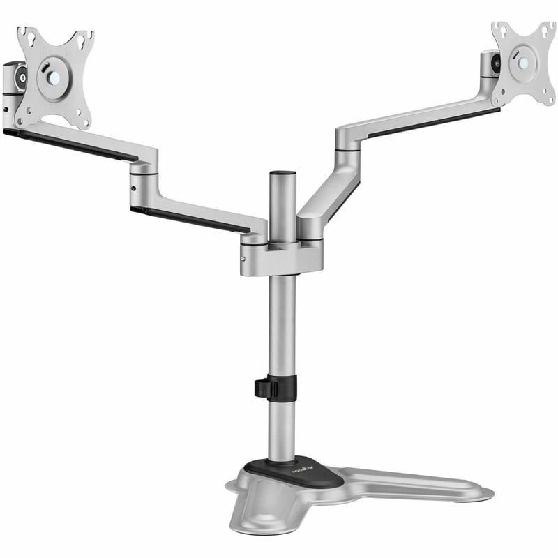 Rocstor Mounting Pole for Monitor, Display - Silver, Black - Thumbnail 1
