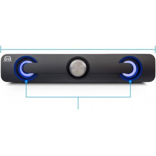 GAMESTERGEAR SY-SPK20234 SPEAKER IS A LIGHT WEIGHT DESKTOP USB POWERED SOUND BAR - Thumbnail 3