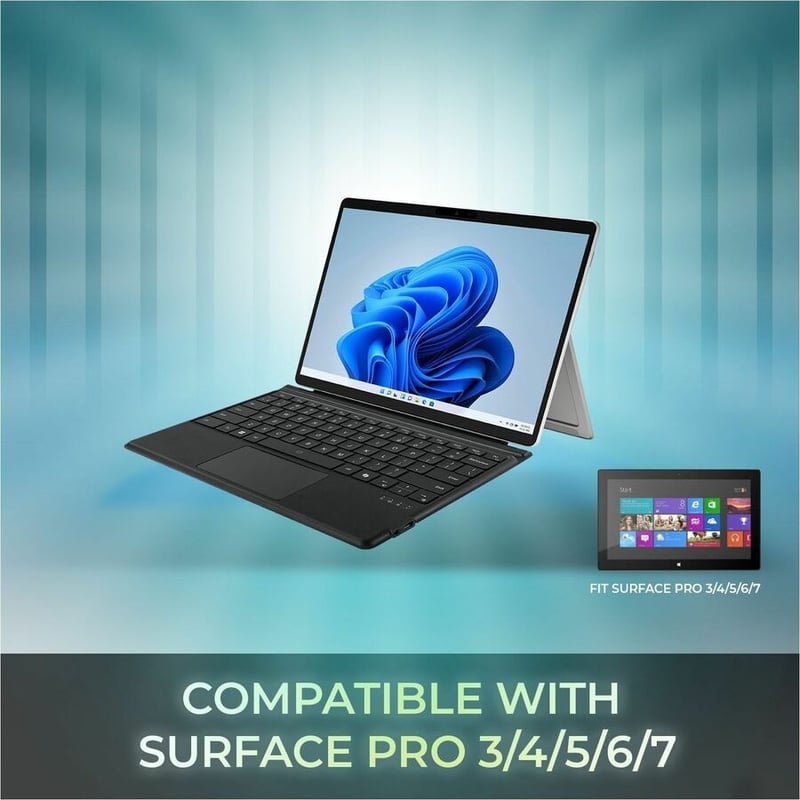 B/T KEYBOARD FOR M/S SURFACE PRO 3/4/5/6/7 - Thumbnail 5