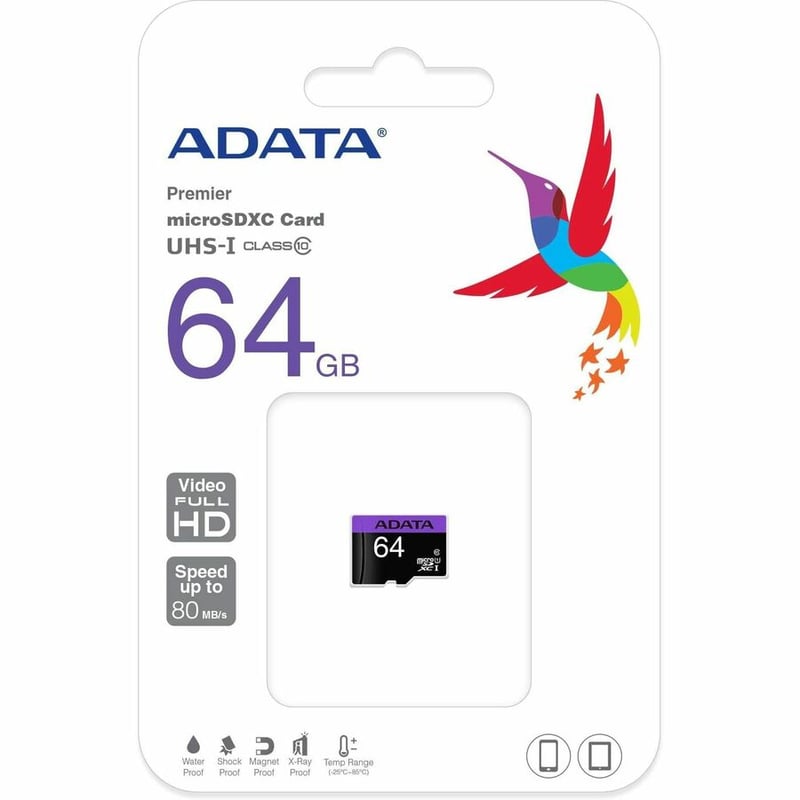 Adata 64 GB Class 10/UHS-I microSDXC - Thumbnail 3