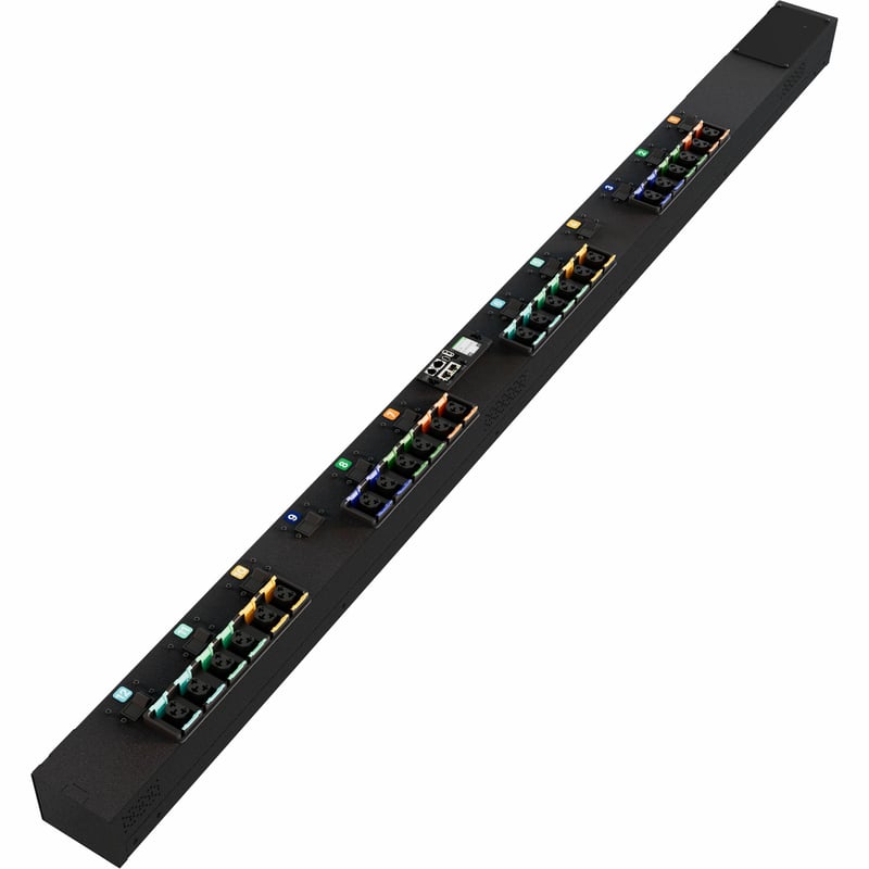 Vertiv PowerIT VP5NA0A0 Switched Unit Level Monitoring HD rPDU, Vertical, Three Phase, 24 Combination C13/C19 Outlets, 80A, 1~ 240V/3~ 208V, 0U - Thumbnail 1